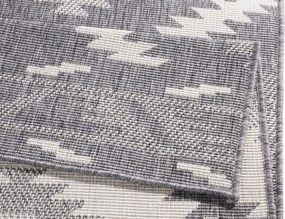 Hanse Home, DOPREDAJ: 120x170 cm Kusový koberec Twin Supreme 103428 Malibu grey creme – na von aj na doma, 120x170, šedá, chodba / predsieň