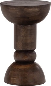 Okrúhly odkladací stolík z mangového dreva ø 46 cm Emel – WOOOD