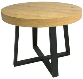 Rozkladací stôl St-971 110/210x110cm dub uzlovitý