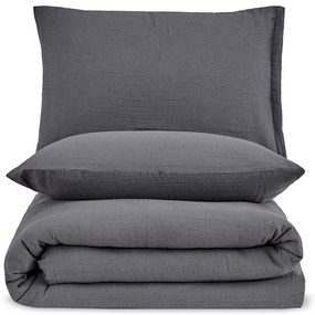 4Home Mušelínové obliečky Steel, 135 x 200 cm, 80 x 80 cm
