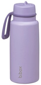 Antikorová termofľaša so slamkou 1 l - fialová