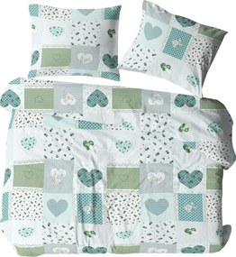 KREPOVÉ OBLIEČKY KORALOVE 160X200 CM, 2KS 70X80 CM VZOROVANÉ