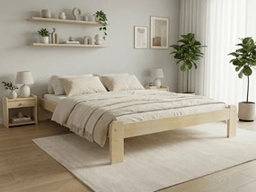 Posteľ Ada 120 x 200 cm, borovica Rošt: S lamelovým roštom, Matrac: Matrac COCO MAXI 20 cm