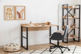 Pracovný stôl Deha Black and Sapphire Oak