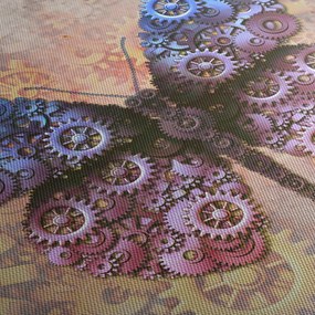 Obraz - Steampunk motýľ (90x60 cm)