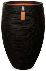 Capi Váza Nature Rib, elegantná Deluxe 40x60 cm, čierna KBLR1131 424248