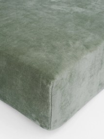 Plachta mikroplyš Deluxe 90 x 200 cm - olivové