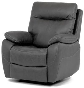 BONTEC Relaxačné kreslo, elektrické bezdrôtové ovládanie, hnedá, látka vintage, TV-4094 COF3 Farba: Šedá