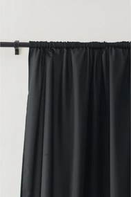 Záves OXFORD LIGHT 140x270 cm, čierny Zavesenie: Riasiaca páska