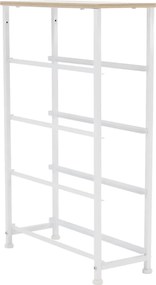 Komoda s látkovými zásuvkami OFELIA, biela