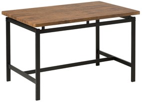 Jedálenská súprava stola a 4 stoličiek tmavé drevo/čierna ARLINGTON Beliani