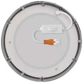 LED Stropné svietidlo LED/12,5W/230V 3000/3500/4000K pr. 17 cm chróm