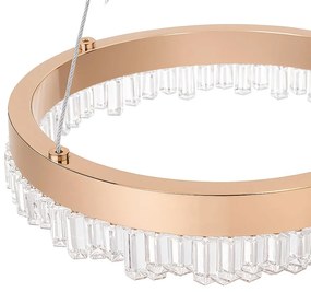 Toolight Toolight, závesné LED svietidlo 20cm, 12W, 3000K, LHJ097-CP, ružové zlato, OSW-60042