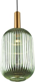 Toolight Toolight, závesné svietidlo zo skla 1xE27, APP459-1CP, zelená, OSW-00589