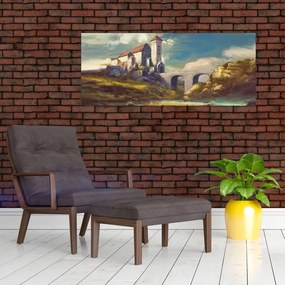 Obraz - Stredoveký hrad (120x50 cm)