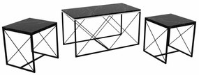 Konferenčný stolík Defne Black Marble