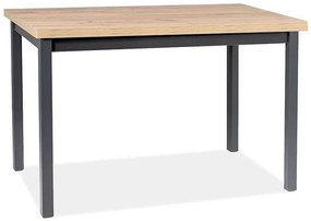 Jedálenský stôl Signal ADAM 120 dub artisan/čierna