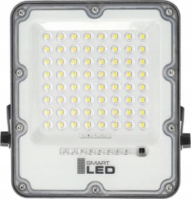 LED stmievateľný solárny reflektor LED/50W/3,2V 5000K 6000 mAh IP65 čierny + diaľkové ovládanie