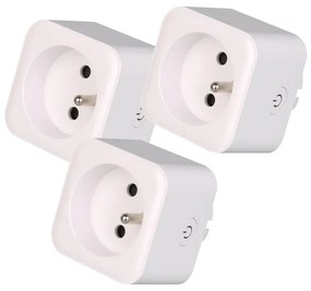 Immax NEO 07762C - SADA 3x Inteligentná zásuvka NEO LITE 3680W/230V/16A Wi-Fi Tuya