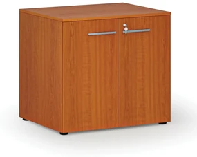 Kancelárska skriňa s dverami PRIMO WOOD, 735 x 800 x 640 mm, čerešňa