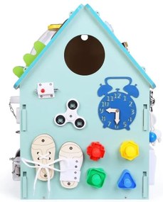 2Kids Toys - Activity board domček modrá