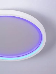 Moderné stropné svietidlo Chet RGB 39 s diaľkovým ovládaním