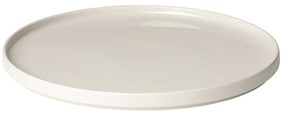 Biely keramický servírovací tanier Blomus Pilar
