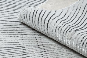 Koberec BLISS Z206AZ256 svetlosivý/sivý - Čiary, moderný, štrukturálny
