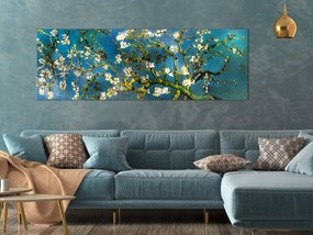 Artgeist Obraz - Blooming Almond (1 Part) Narrow Veľkosť: 150x50, Verzia: Premium Print
