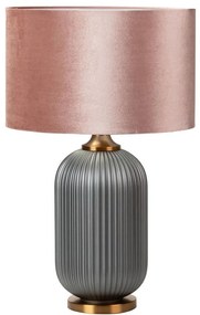 Stolová lampa „Eve Grey", Ø 41, výš. 65 cm