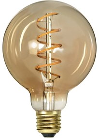 Teplá biela filamentová stmievateľná žiarovka E27, 3 W Spiral Filament – Star Trading
