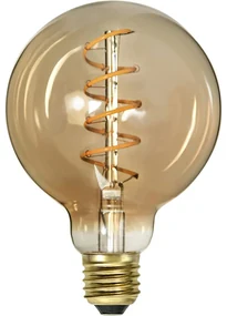 Teplá biela filamentová stmievateľná žiarovka E27, 3 W Spiral Filament – Star Trading