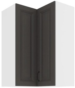 Skrinka do kuchyne STILO GRAFIT/biely 60X60 GN-90 2F (90°)