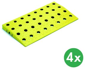 Rovný nájazd GripTil, 4 ks, žltý