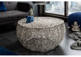 Konferenčný stôl 40286 80x80cm Aluminium Silver - PRODUKT JE SKLADOM U NÁS - 1Ks  - Komfort-nábytok
