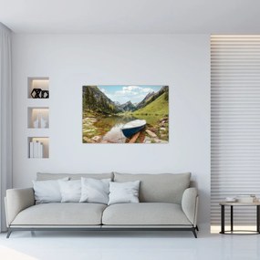 Obraz - Seealpsee, jazero Švajčiarska (90x60 cm)