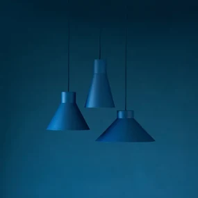 Závesná lampa Smusso S, modrá