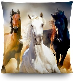 Vankúšik Horses, 45 x 45 cm
