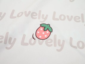 Bavlnené obliečky do postieľky AUTÁ LOVELY ružové