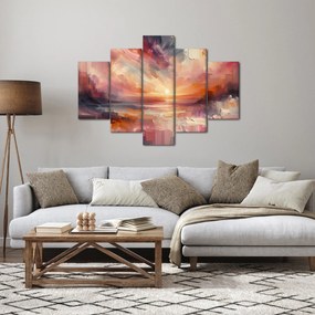 Obraz - Maľované červánky (150x105 cm)