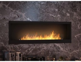 InFire - Vstavaný BIO krb 150x50 cm 4,2kW čierna