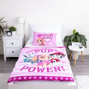Bavlnené posteľné obliečky Labková patrola – Paw Patrol - motív Pup Power - 100% bavlna - 70x90 cm + 140x200 cm