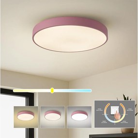 Brilagi - LED stropné svietidlo POOL LED/60W/230V 3000/4000/6000K 50 cm ružová