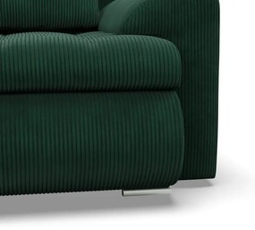 Trojmiestna rozkladacia sedačka FORESTA fľaškovo zelená