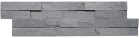 Obkladový kameň SCHIFER bridlica čierna 15x60 cm