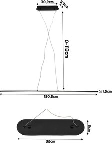 BERGE Stropná LED lampa 20W