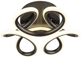 Globo 67386-24A - LED stropné svietidlo MELISAND LED/24W/230V pr. 26 cm čierne