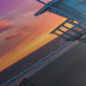 Obraz z pláže Santa Monica (90x60 cm)