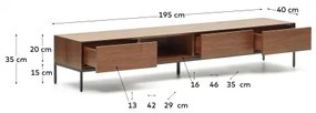 VEDRANA WALNUT 35 TV stolík