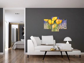 Obraz - Žlté tulipány (90x60 cm)